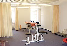 Behandlungsraum der Physiotherapie